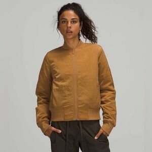Lululemon Non-Stop Bomber *Reversible Bold Beige